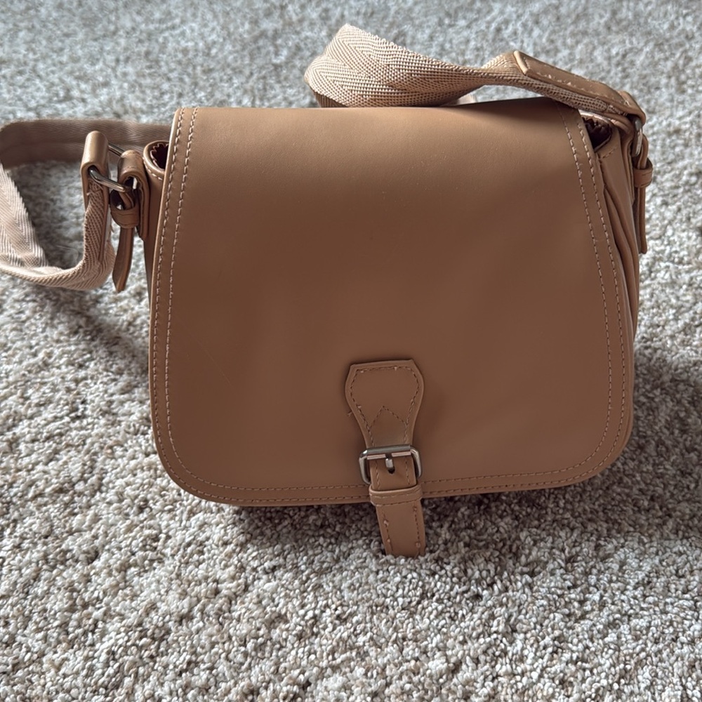 Tan Cross Body Purse